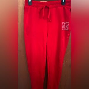 Red sweats